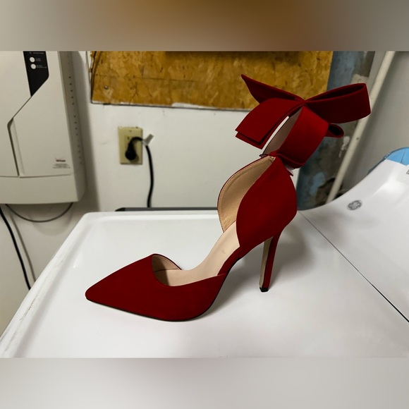 Ruby Red Pumps - Picture 4 of 4